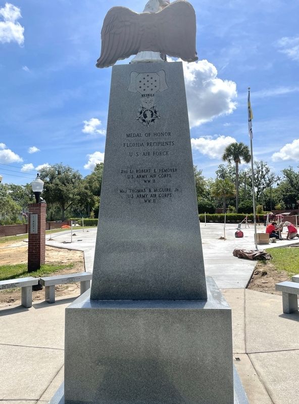 Medal of Honor Florida Recipients Marker (rear) image. Click for full size.