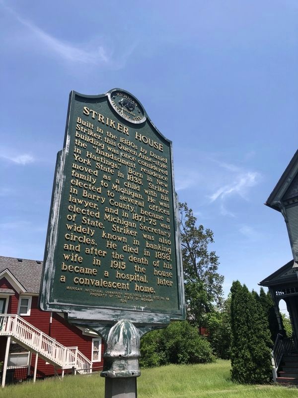 Striker House Marker. Click for full size. Striker House Marker image. Click for full size.