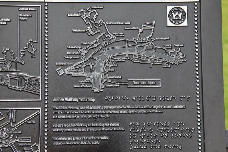 Buckingham Palace Marker (right side). Click for full size. Buckingham Palace Marker (right side) image. Click for full size.