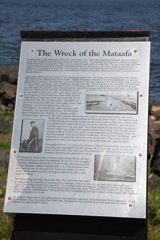 The Wreck of the Mataafa Marker image. Click for full size.