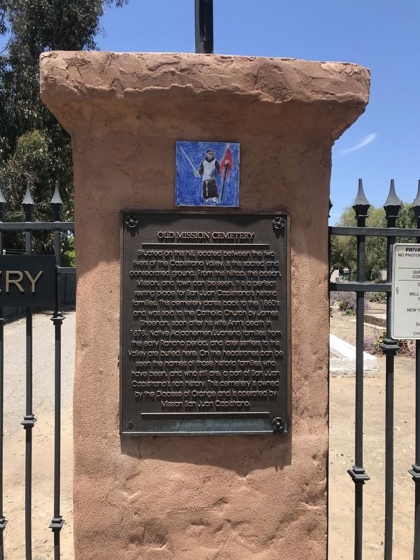 Old Mission Cemetery Marker image. Click for full size.