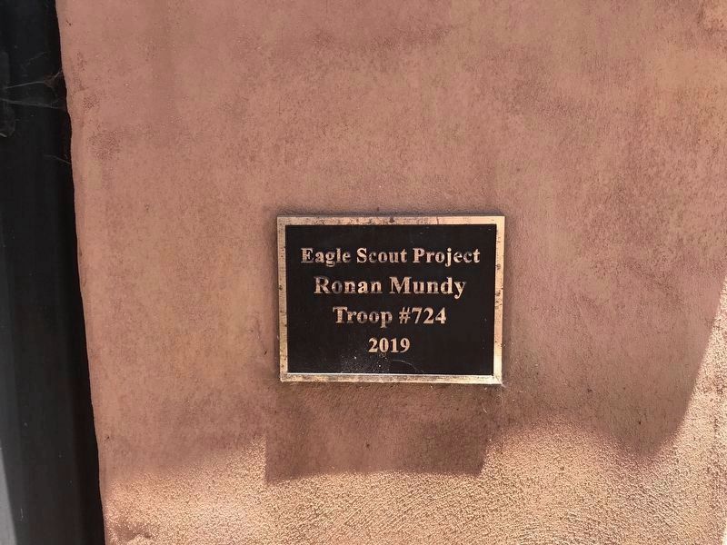 Dedication plaque image. Click for full size.