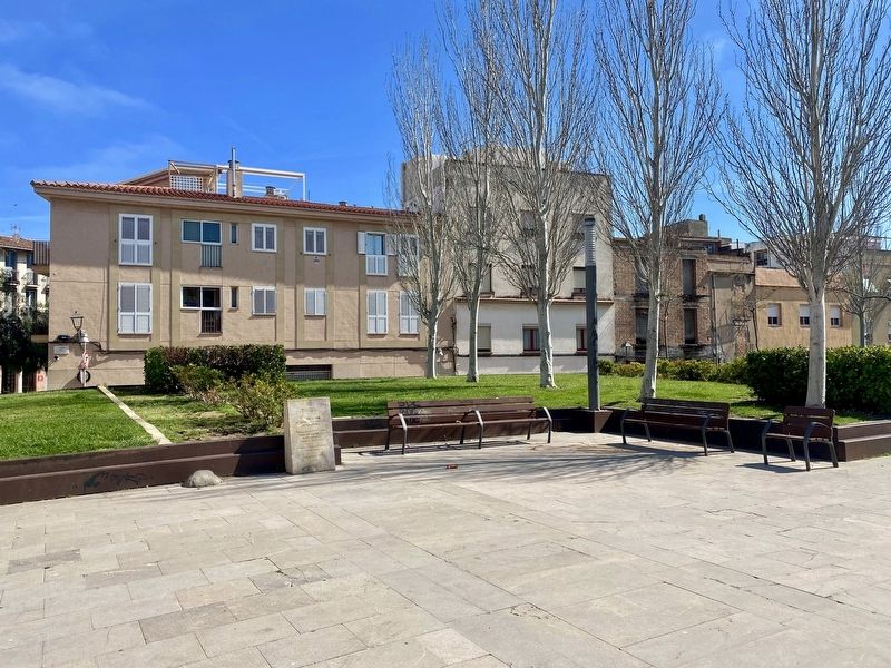 Col�legi Jaume I / College of James I Marker - wide view image. Click for full size.