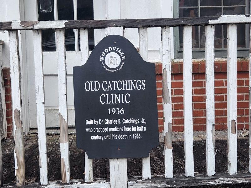 Old Catchings Clinic Marker. Click for full size. Old Catchings Clinic Marker image. Click for full size.