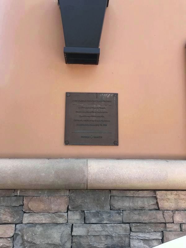 Don Gaspar de Portola Building Marker image. Click for full size.