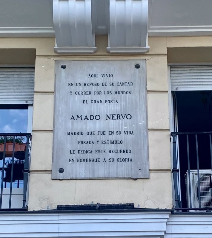 Amado Nervo Marker. Click for full size. Amado Nervo Marker image. Click for full size.