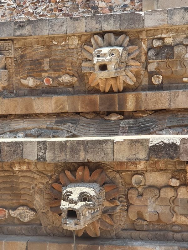 Temple of the Plumed Serpent Details. Click for full size. Temple of the Plumed Serpent Details image. Click for full size.
