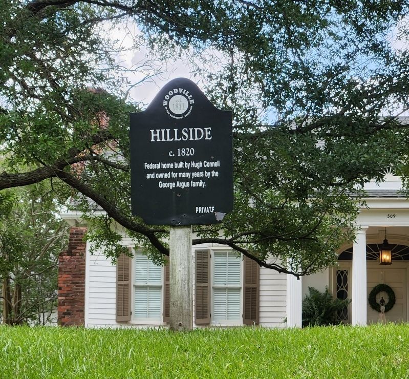 Hillside Marker. Click for full size. Hillside Marker image. Click for full size.