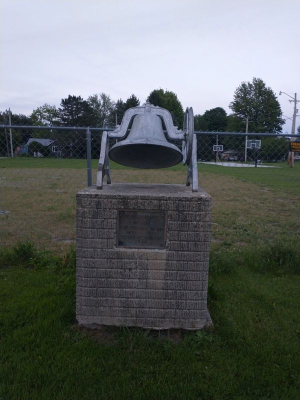 Jerry City High School Bell Marker image. Click for full size.