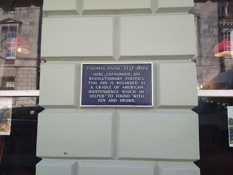 Thomas Paine 1737 - 1809 Marker image. Click for full size.