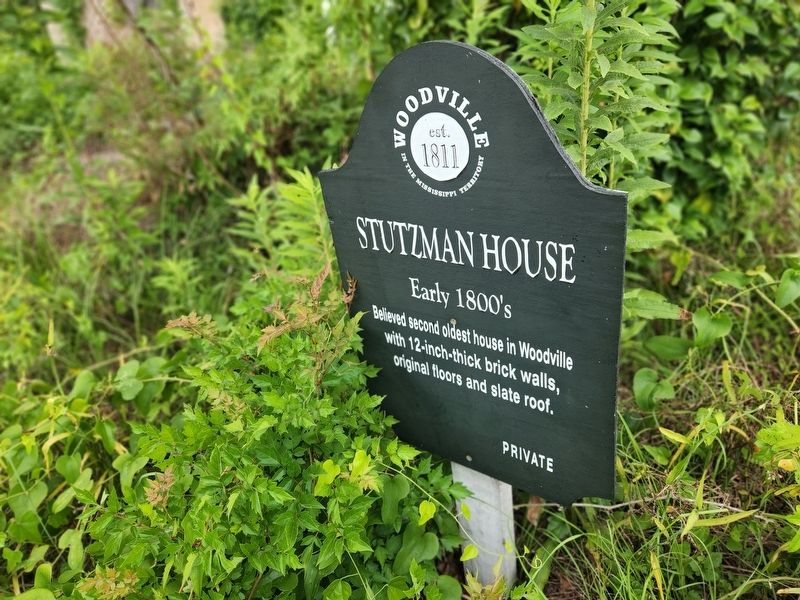Stutzman House Marker. Click for full size. Stutzman House Marker image. Click for full size.