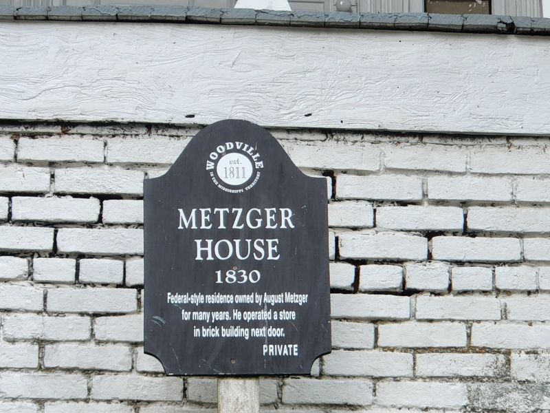 Metzger House Marker image. Click for full size.