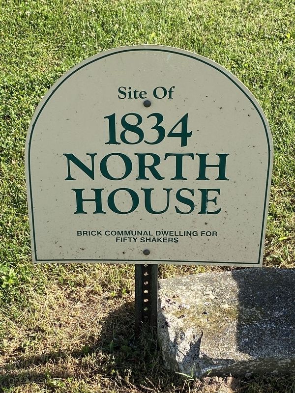 Site of 1834 North House Marker. Click for full size. Site of 1834 North House Marker image. Click for full size.