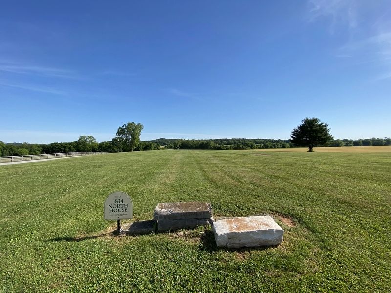 Site of 1834 North House Marker. Click for full size. Site of 1834 North House Marker image. Click for full size.