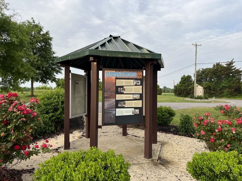 Byway Destinations Marker. Click for full size. Byway Destinations Marker image. Click for full size.