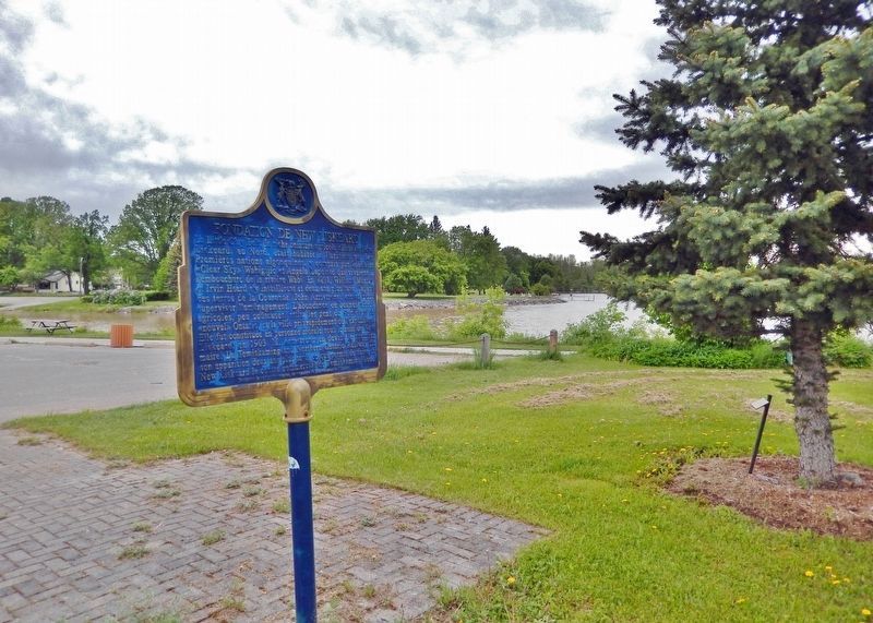 Founding of New Liskeard Marker (<i>south side</i>) image. Click for full size.