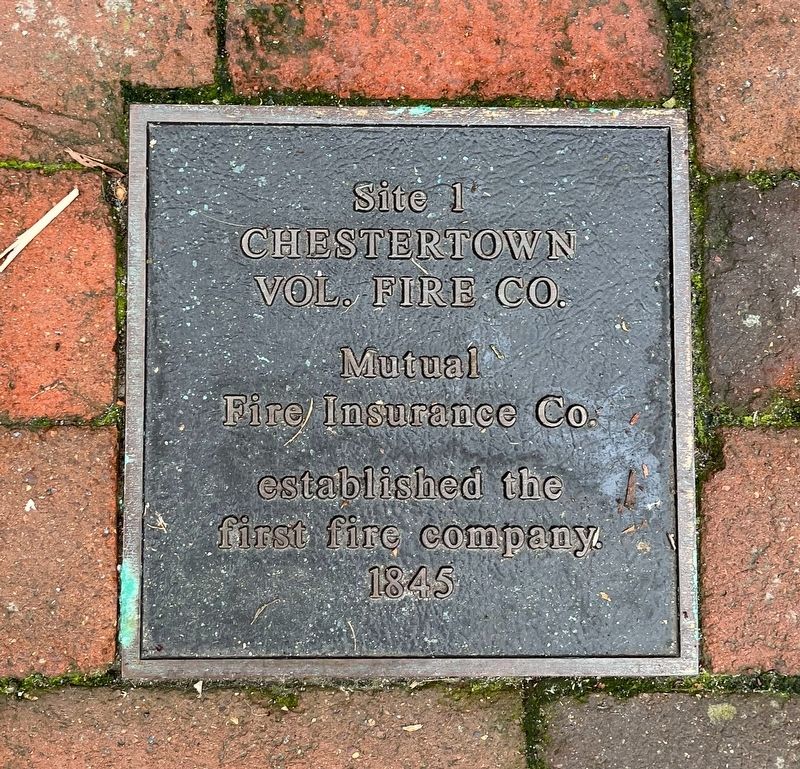 Chestertown Vol. Fire Co. Marker image. Click for full size.