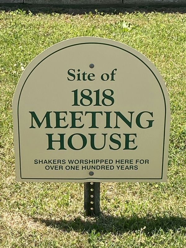 Site of 1818 Meeting House Marker image. Click for full size.
