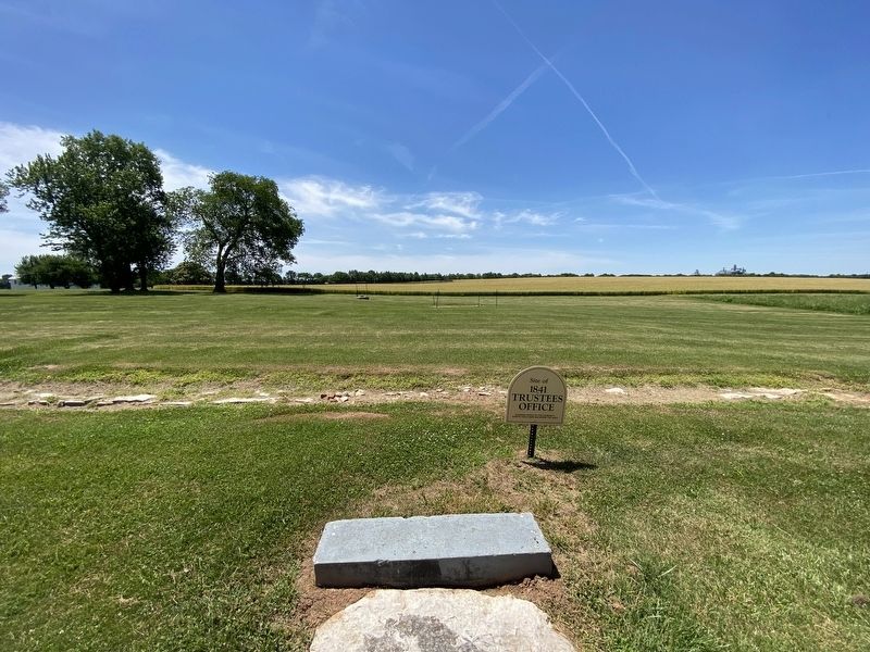 Site of 1841 Trustees Office Marker image. Click for full size.