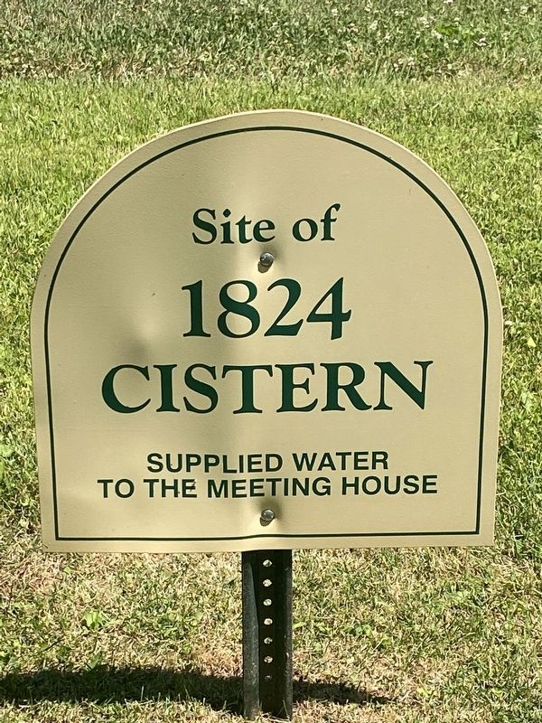 Site of 1824 Cistern Marker. Click for full size. Site of 1824 Cistern Marker image. Click for full size.