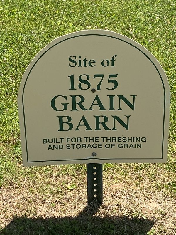 Site of 1875 Grain Barn Marker image. Click for full size.