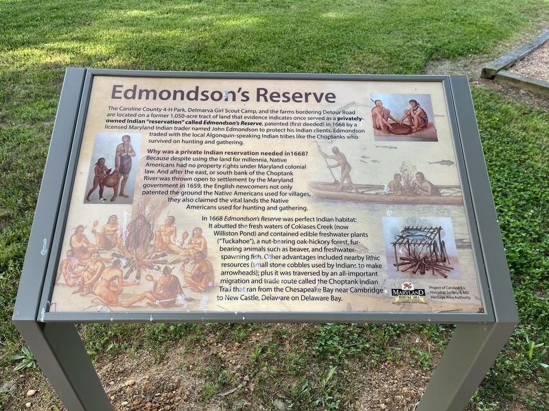 Edmondson's Reserve Marker. Click for full size. Edmondson's Reserve Marker image. Click for full size.