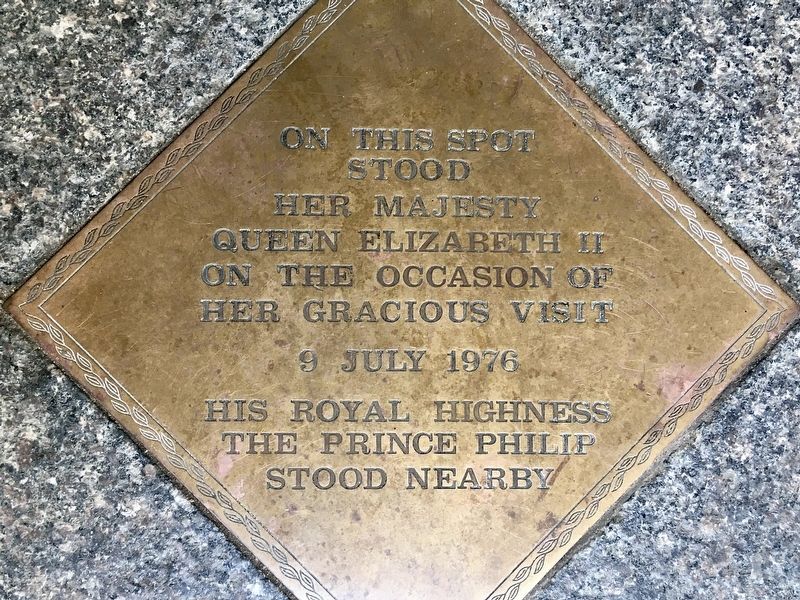 Queen Elizabeth II Marker. Click for full size. Queen Elizabeth II Marker image. Click for full size.