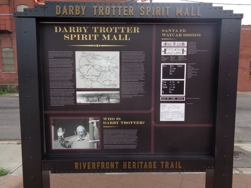 Darby Trotter Spirit Mall Marker image. Click for full size.