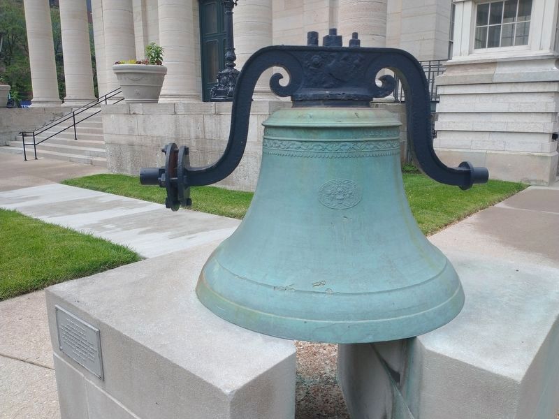 Dayton’s First Church Bell Marker. Click for full size. Dayton’s First Church Bell Marker image. Click for full size.