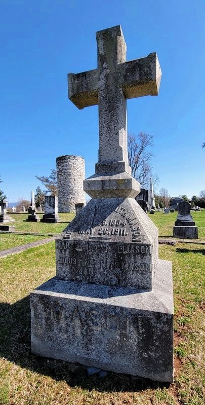 Grave of Surgeon Augustine S. Mason, CSA image. Click for full size.