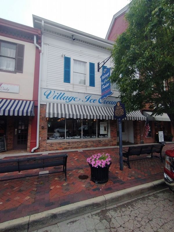 The Village Ice Cream Parlor Marker. Click for full size. The Village Ice Cream Parlor Marker image. Click for full size.