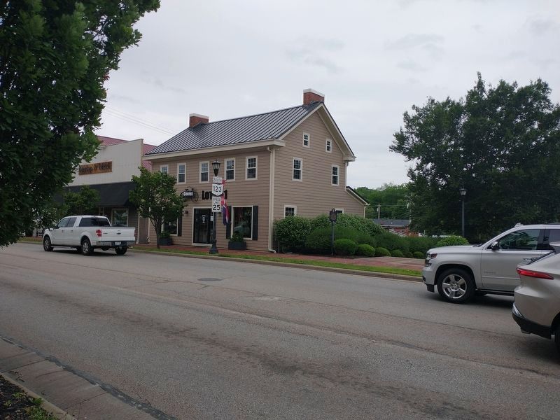 The Town Plat / The Tharp House Marker. Click for full size. The Town Plat / The Tharp House Marker image. Click for full size.