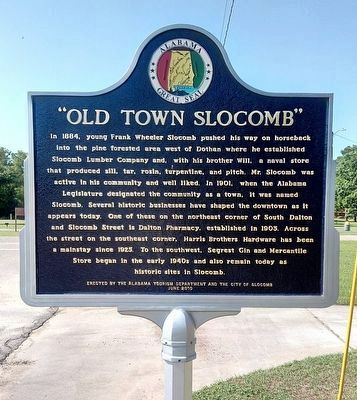 "Old Town Slocomb" Marker image. Click for full size.