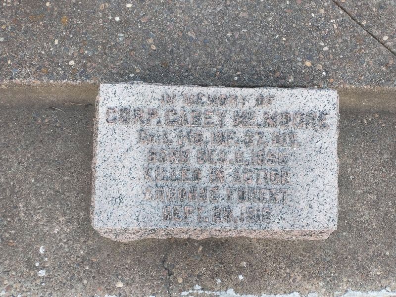 Corp. Carey McMoore Memorial image. Click for full size.