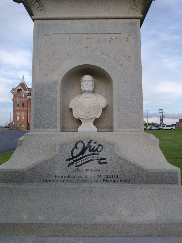 Hon. John T. Wilson's Tribute To The Soldiers Marker image. Click for full size.