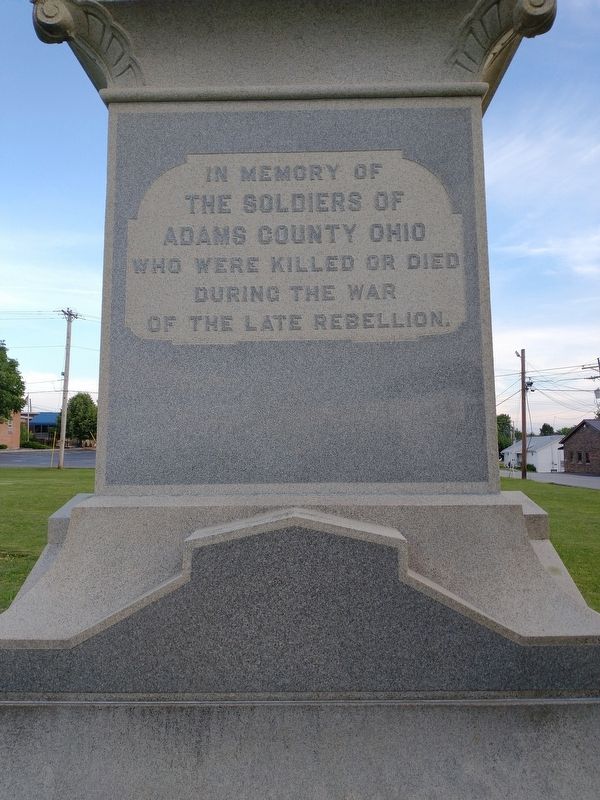 Hon. John T. Wilson's Tribute To The Soldiers Marker image. Click for full size.