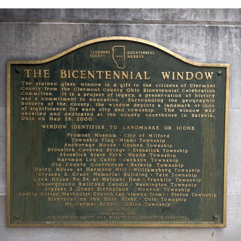 The Bicentennial Window Marker image. Click for full size.