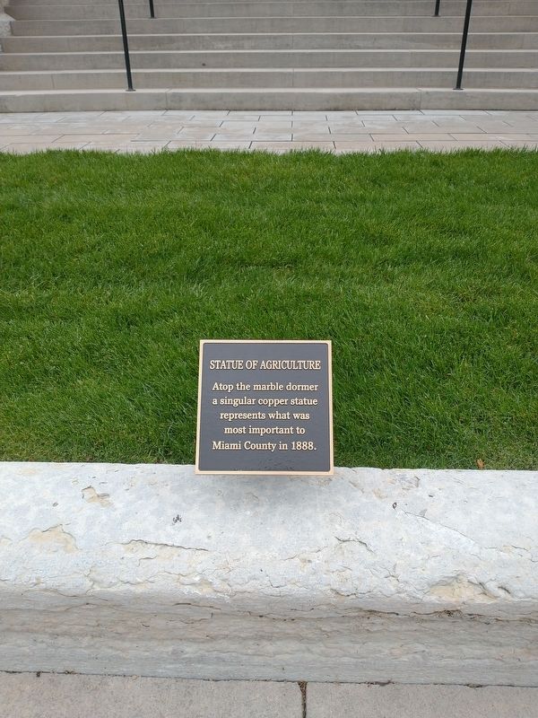Statue Of Agriculture Marker. Click for full size. Statue Of Agriculture Marker image. Click for full size.