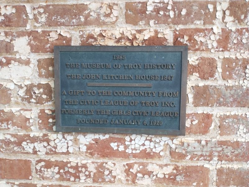 The John Kitchen House 1847 Marker. Click for full size. The John Kitchen House 1847 Marker image. Click for full size.