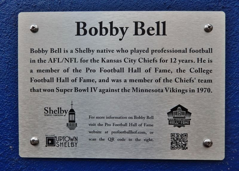 Bobby Bell Marker image. Click for full size.