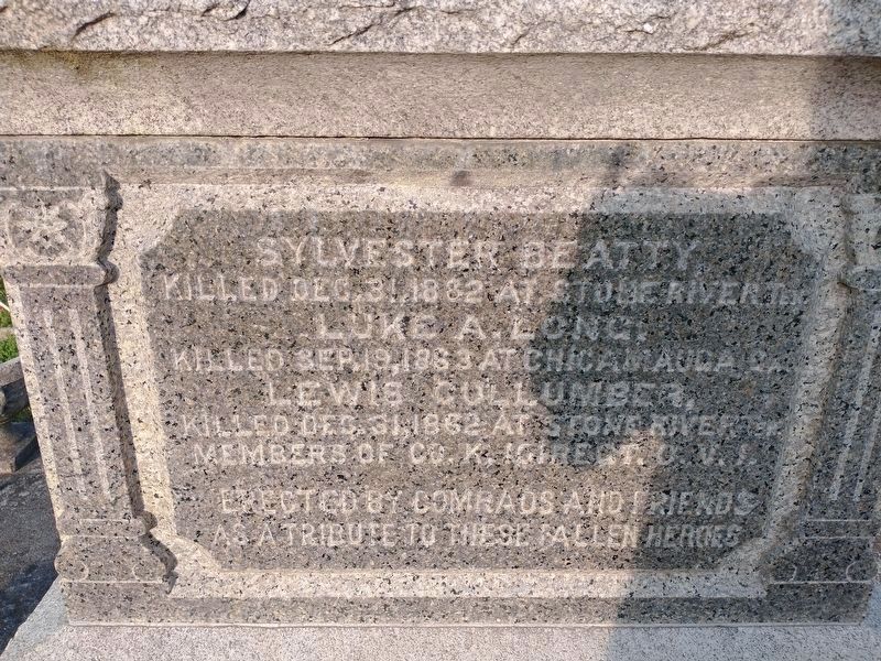 Kansas Civil War Memorial (rear) image. Click for full size.