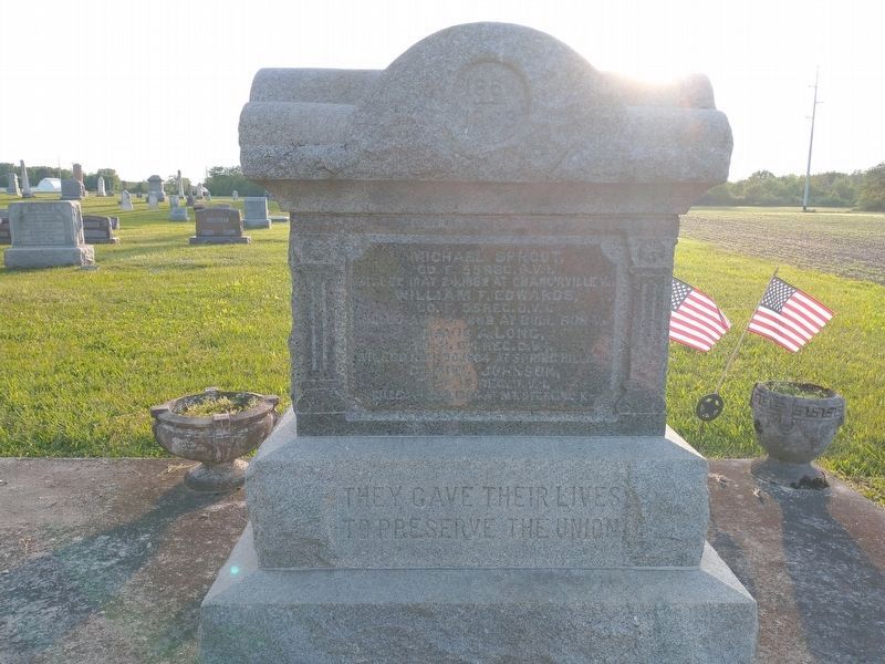 Kansas Civil War Memorial (front) image. Click for full size.