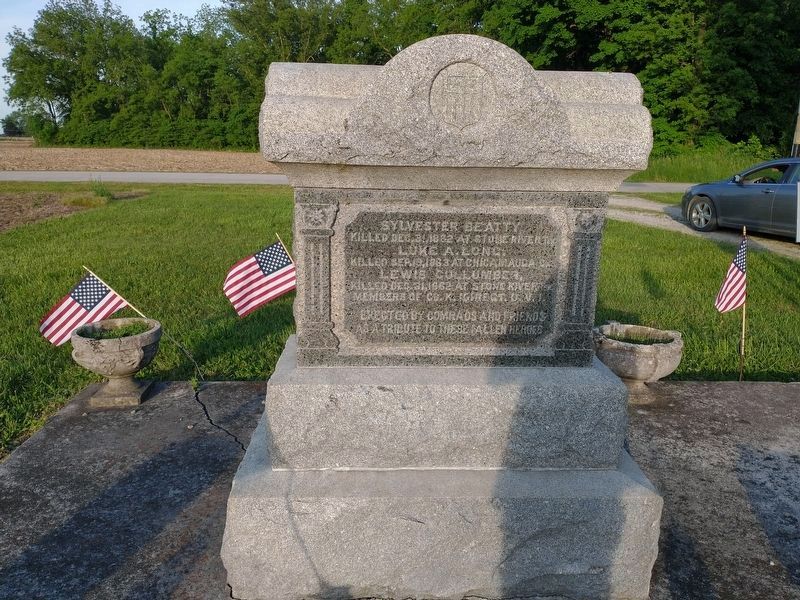 Kansas Civil War Memorial (rear) image. Click for full size.