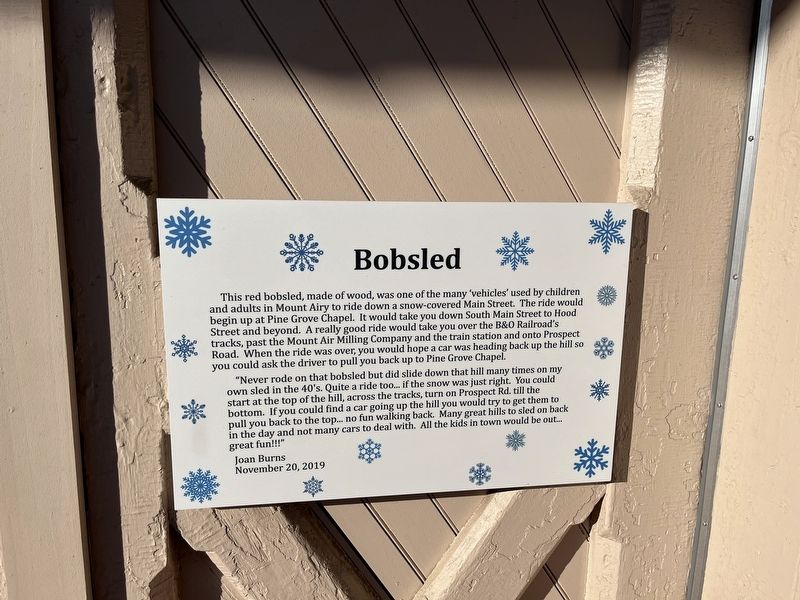 Bobsled Marker image. Click for full size.