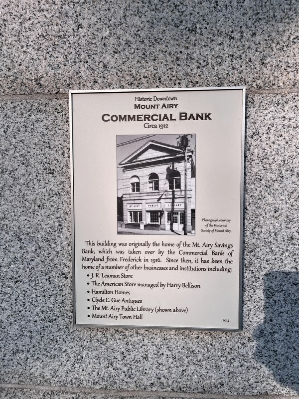 Commercial Bank Marker image. Click for full size.