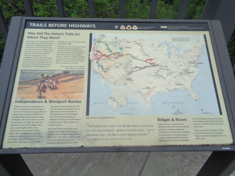 Trails Before Highways Marker image. Click for full size.