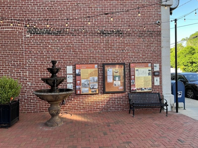 Mount Airy markers display image. Click for full size.