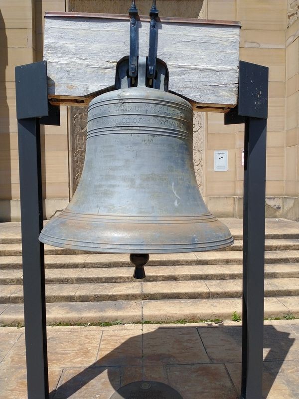 Replica Liberty Bell Marker. Click for full size. Replica Liberty Bell Marker image. Click for full size.