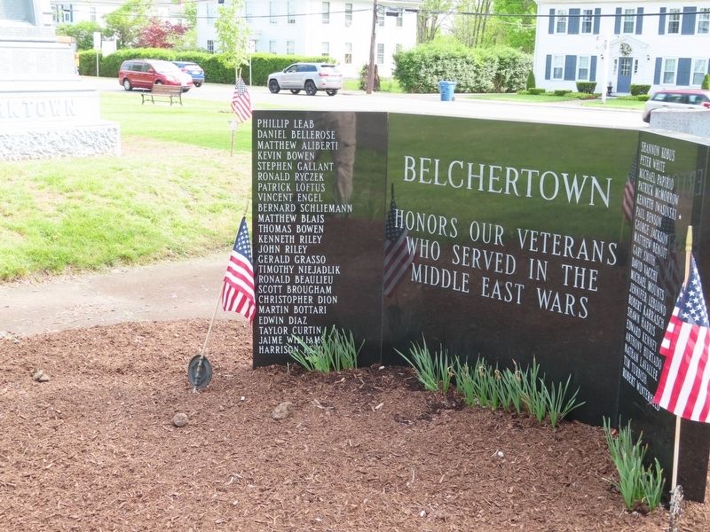 Belchertown Veterans of Middle East Wars Monument image, Touch for more information