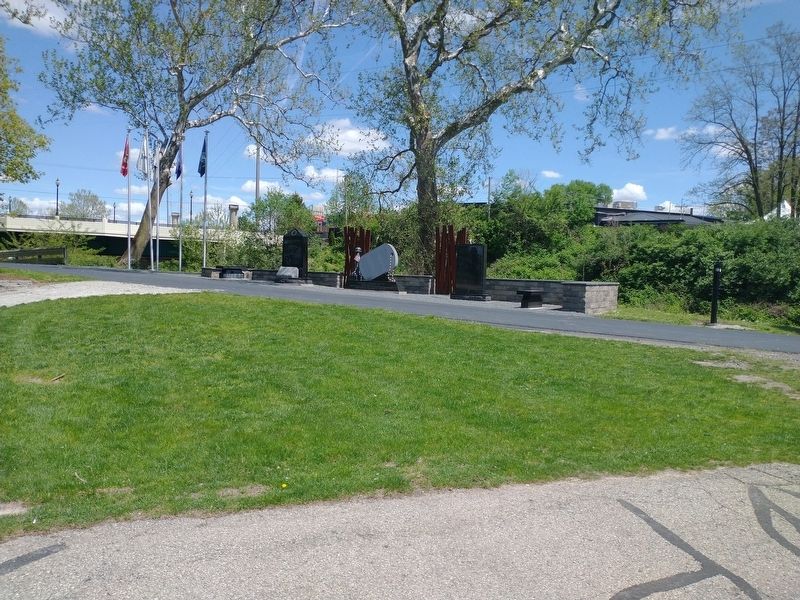 Veterans Memorial Bench Marker image. Click for full size.